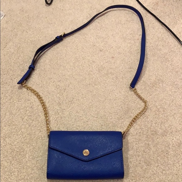 EUC Michael Kors cobalt blue mini bag - Picture 1 of 8